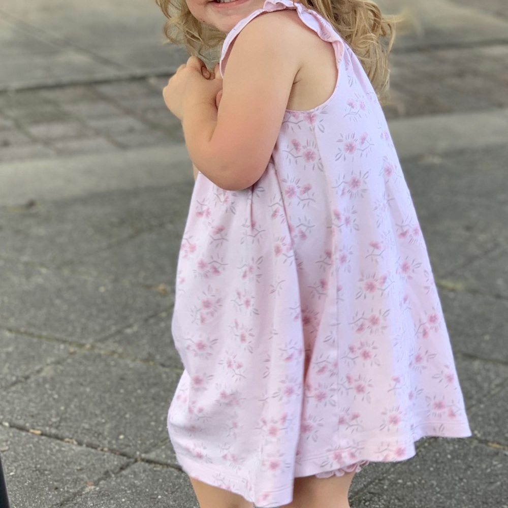 Feather Baby Smocked Play Dress Set